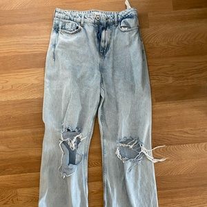 Zara wide leg jeans